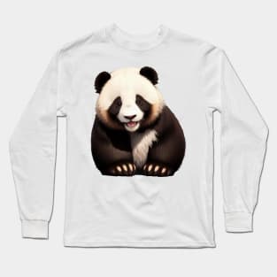 Just a Smily Baby Panda 2 Long Sleeve T-Shirt